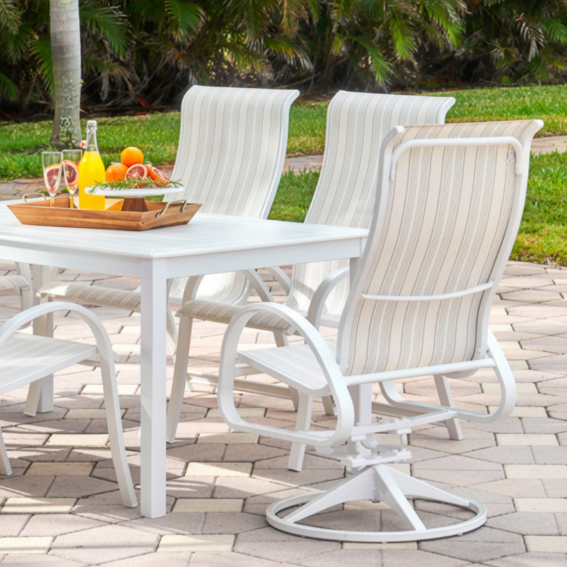 Telescope Casual Aruba II Aluminum Sling Outdoor Swivel Rocker