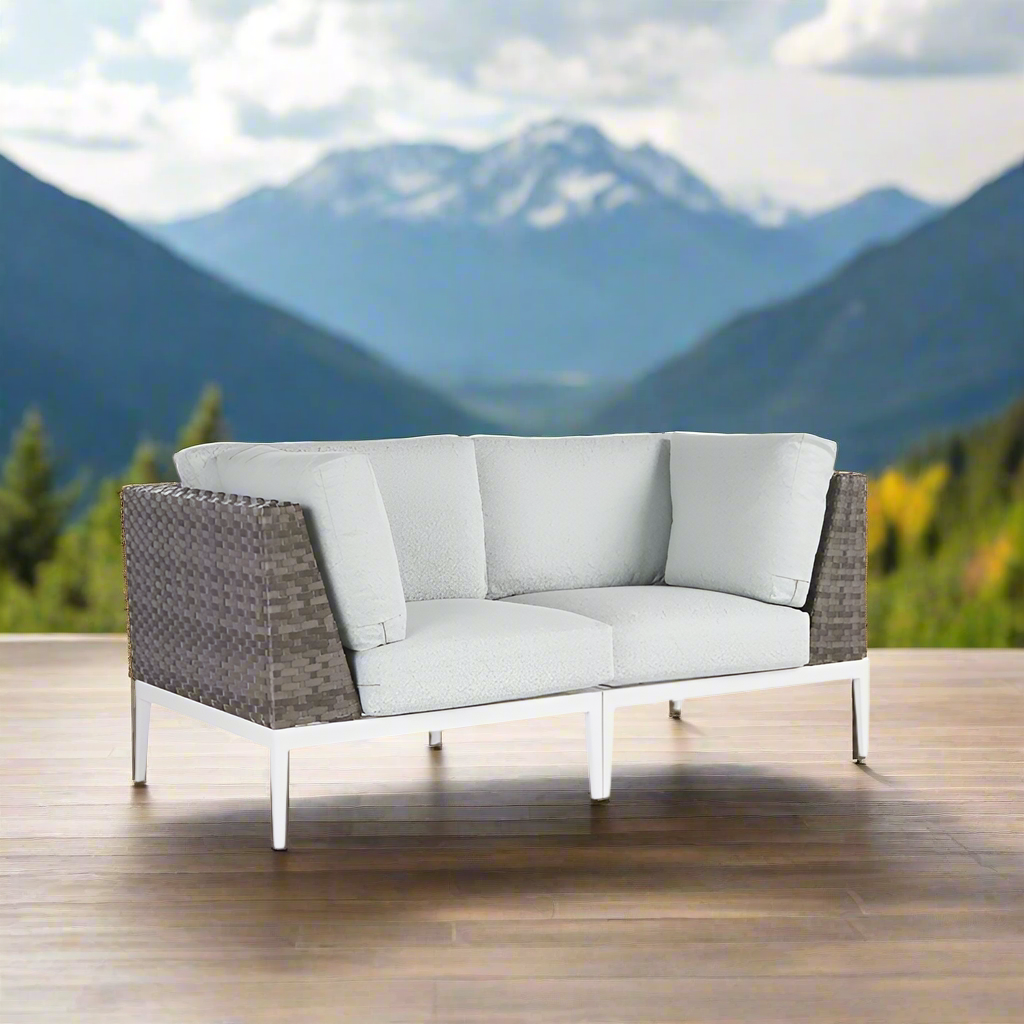 South Sea Rattan Stevie Wicker Settee