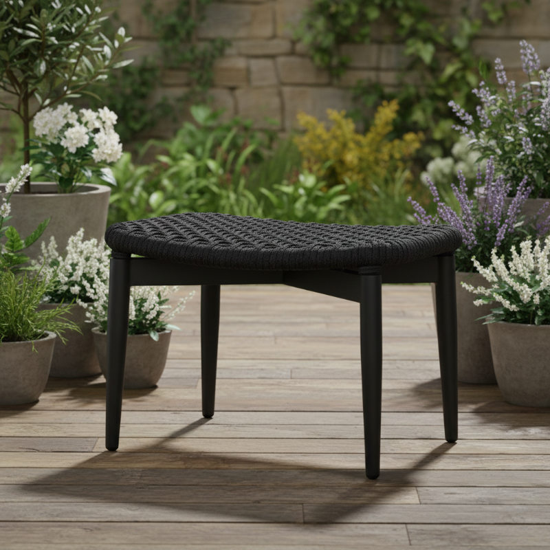 Lloyd Flanders Albany All-Aluminum Frame Ottoman