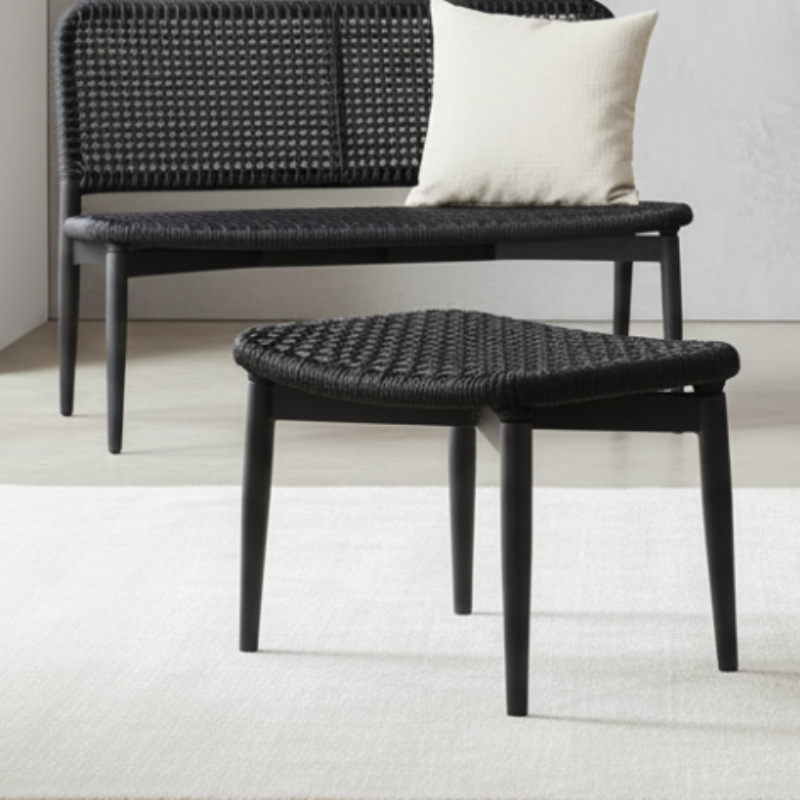Lloyd Flanders Albany All-Aluminum Frame Ottoman