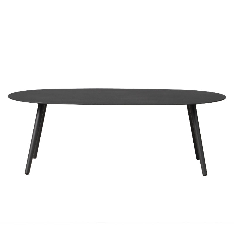 Lloyd Flanders Elba All-Aluminum Frame 47.5" Oval Coffee Table