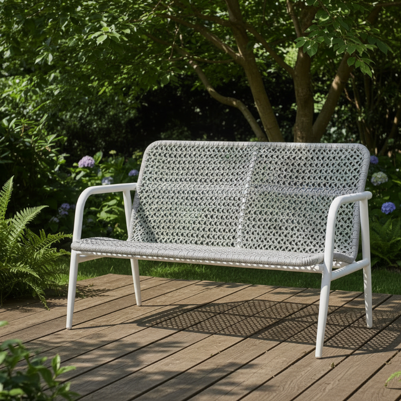 Lloyd Flanders Burano All-Aluminum Frame Loveseat