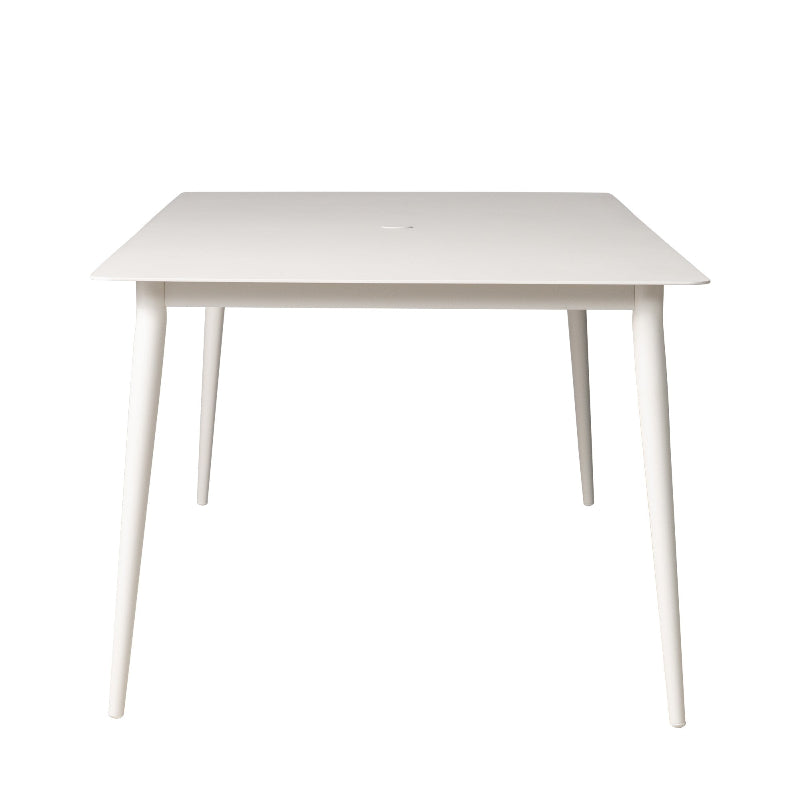 Lloyd Flanders Albany All-Aluminum Frame 86" Rectangular Umbrella Table
