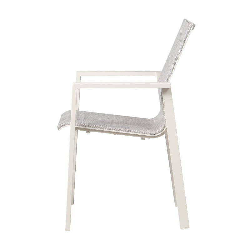 Lloyd Flanders Albany All-Aluminum Frame High Back Dining Chair (Set of 4)