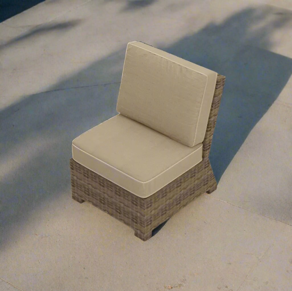Forever Patio Cypress Wicker Sectional Middle Chair