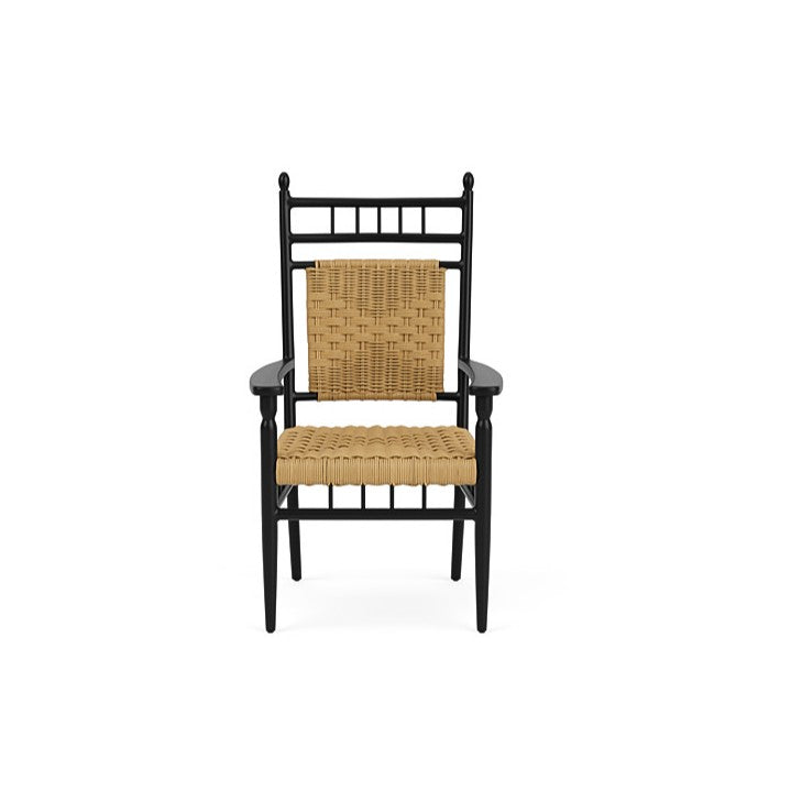 Lloyd Flanders Low Country Woven Vinyl Dining Armchair