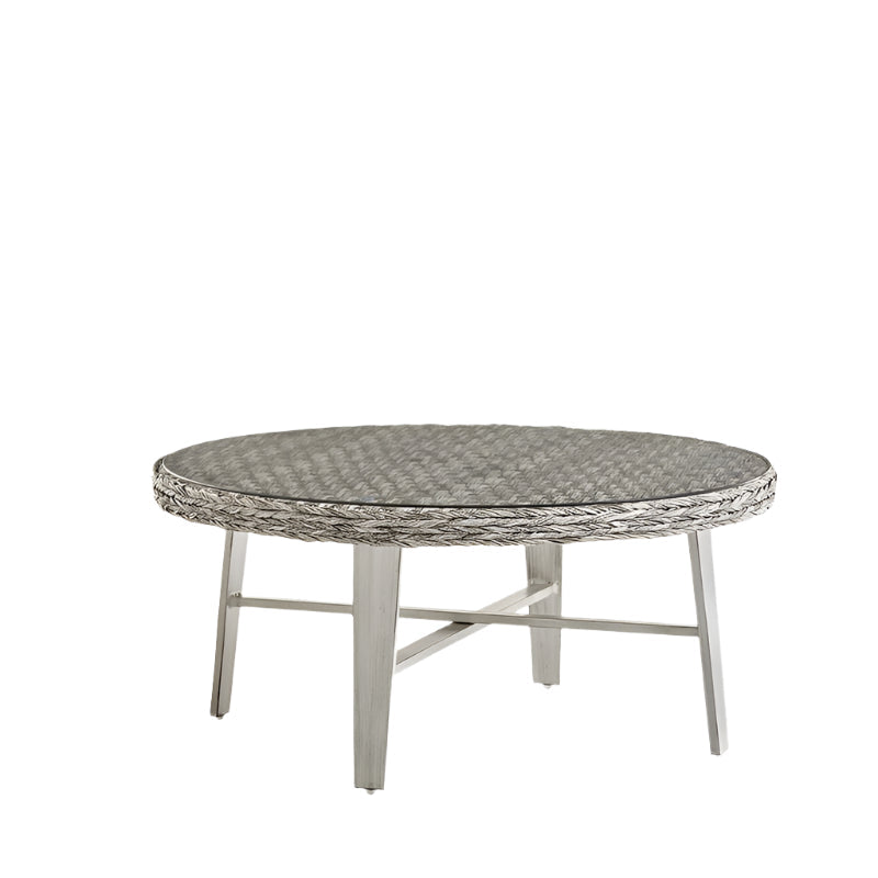 South Sea Rattan Grand Isle Resin Wicker Outdoor Round Coffee Table