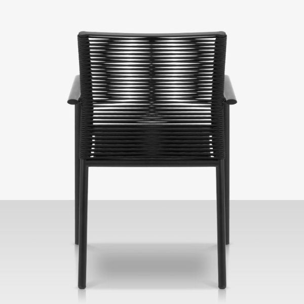 DecoScape Avalon Aluminum Rope Dining Arm Chair