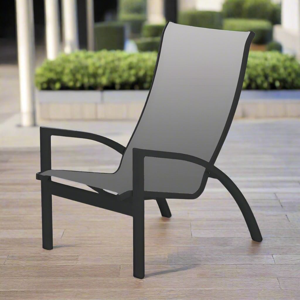 Telescope Casual Kendall Sling Stacking Chat Height Chair