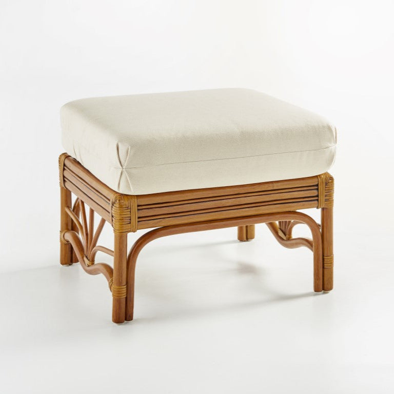 South Sea Rattan Palm Harbor Indoor Ottoman
