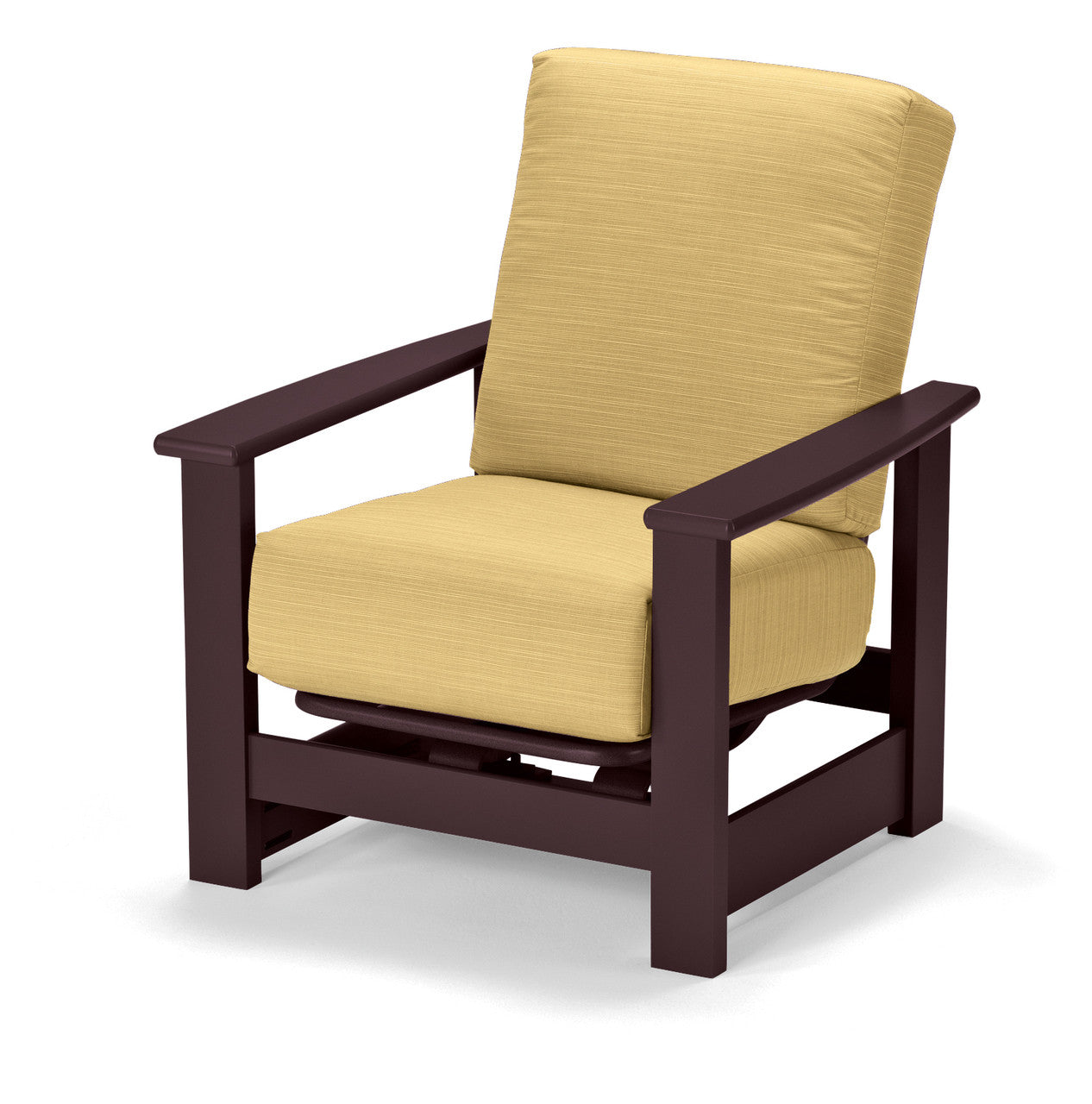 Telescope Casual Leeward MGP Deep Cushion Outdoor Arm Chair with Hidden Motion