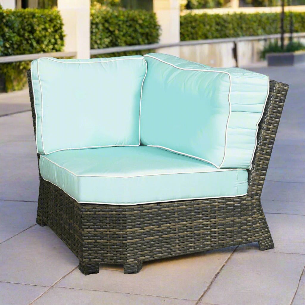 Forever Patio Brookside Wicker Sectional 45 Degree Corner