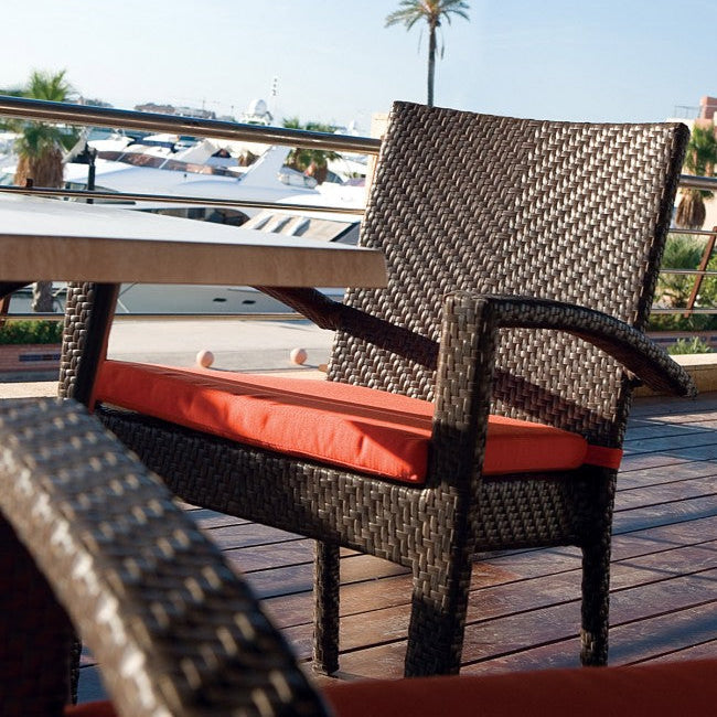 Hospitality Rattan Atlantis Stackable Set of 2 Armchairs