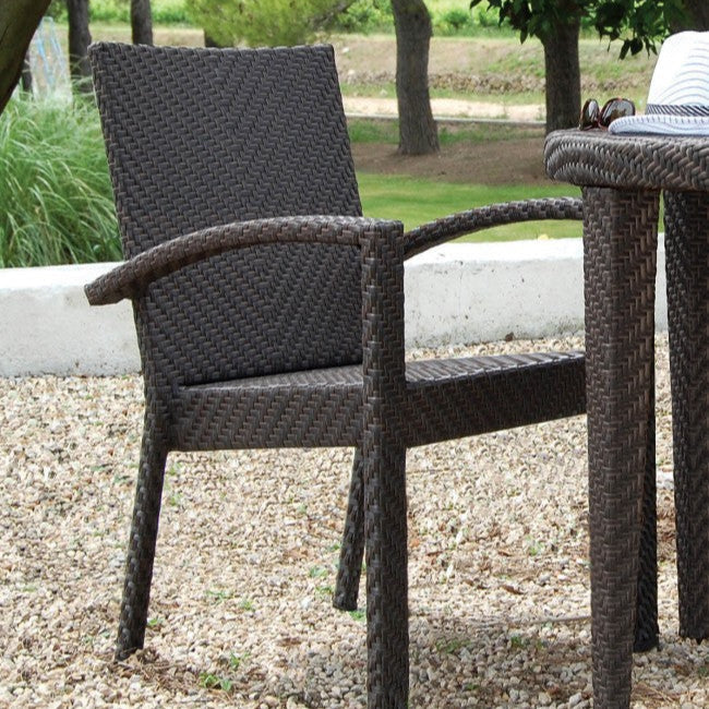 Hospitality Rattan Atlantis Stackable Set of 2 Armchairs
