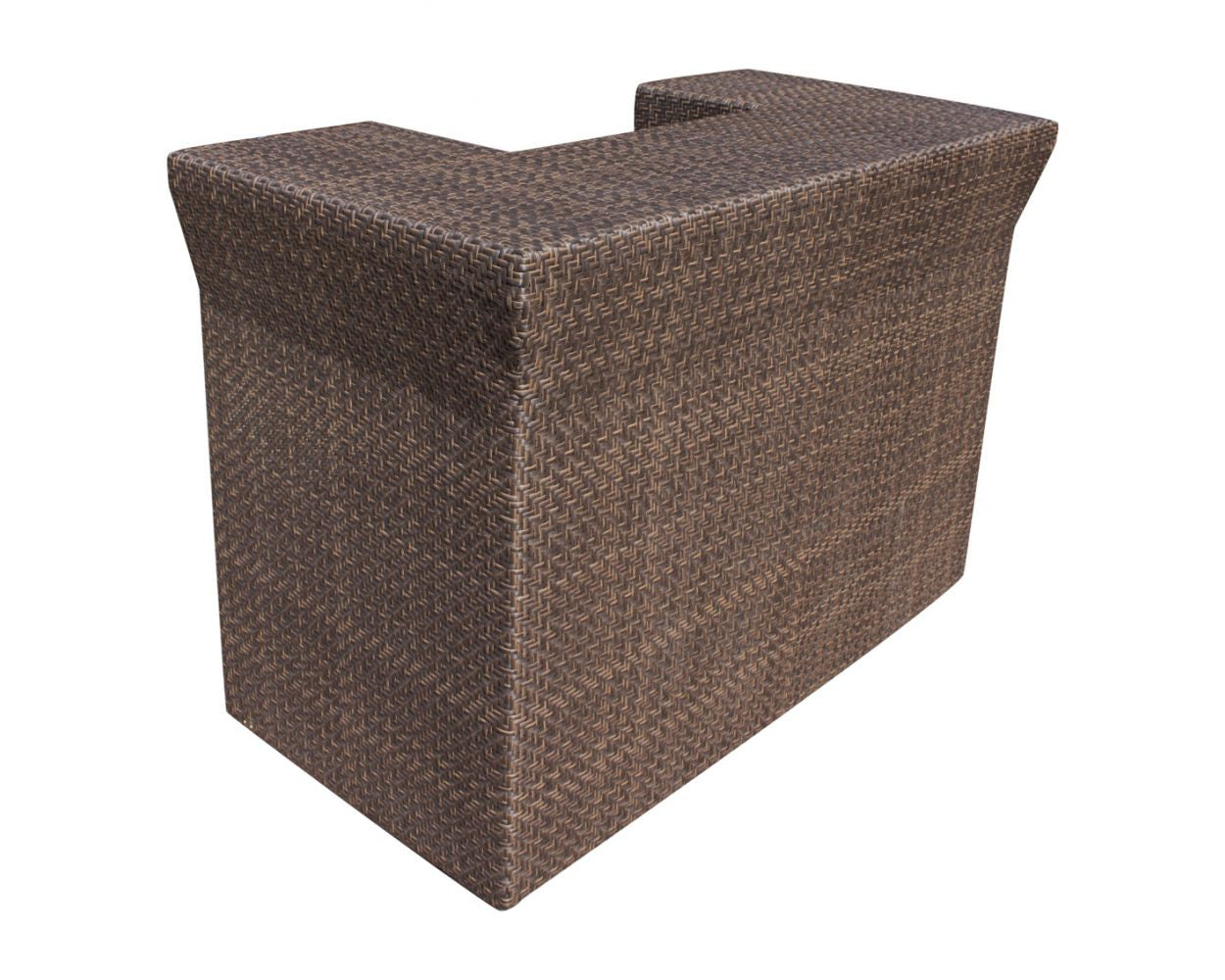 Hospitality Rattan Atlantis Bar with Glass Top