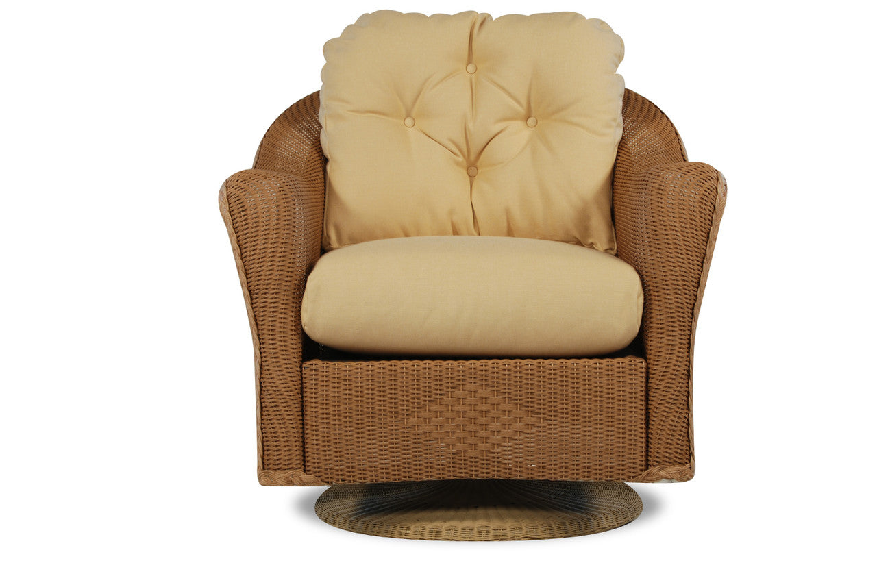 Lloyd Flanders Reflections Wicker Swivel Rocker Lounge Chair