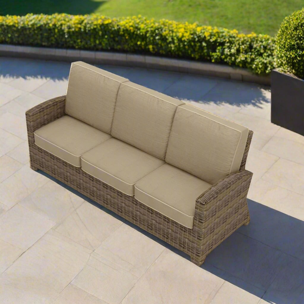 Forever Patio Cypress Wicker 3-Seater Sofa