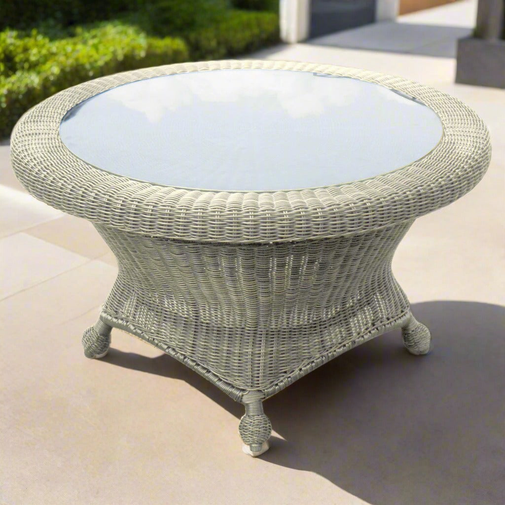 Forever Patio Carlisle Rotating Chat Table w/ Glass Top