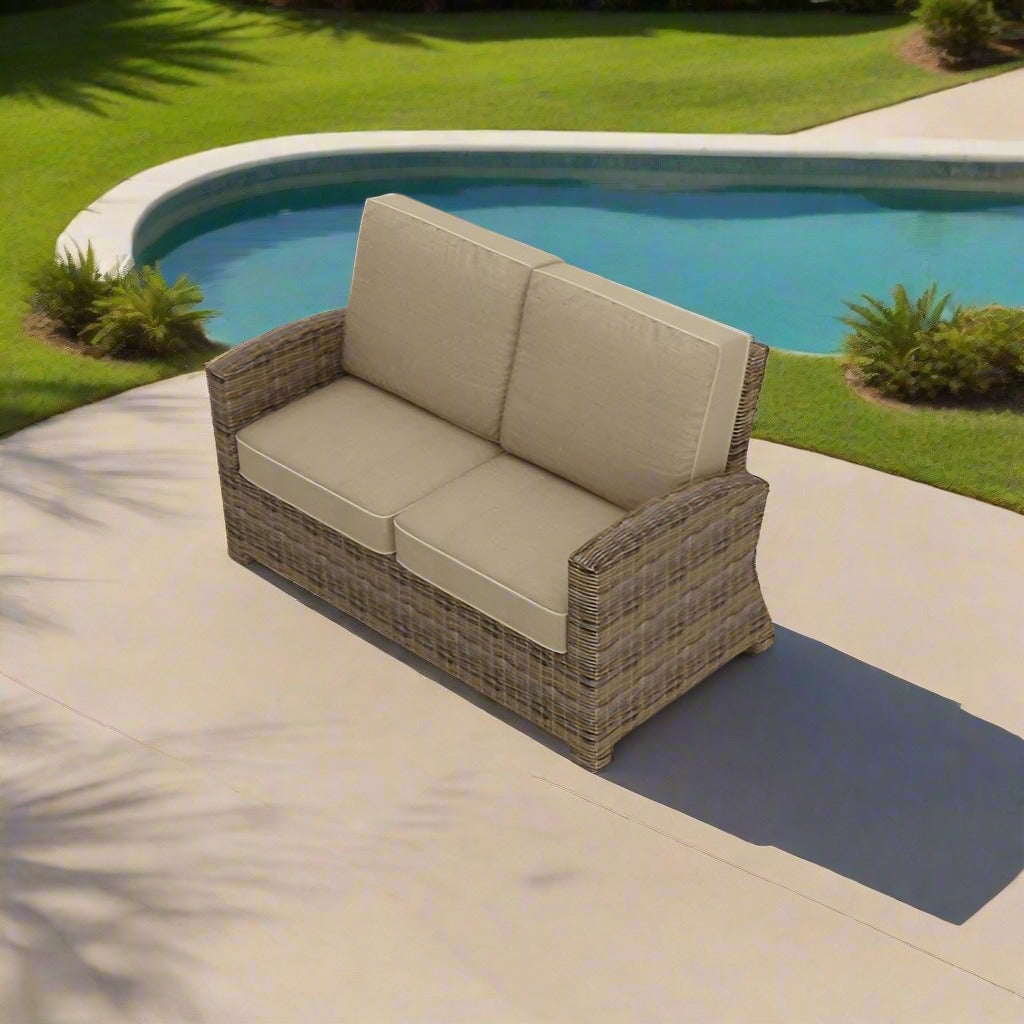 Replacement Cushions for Forever Patio Cypress Love Seat, Right and Left Facing Arm Love Seat