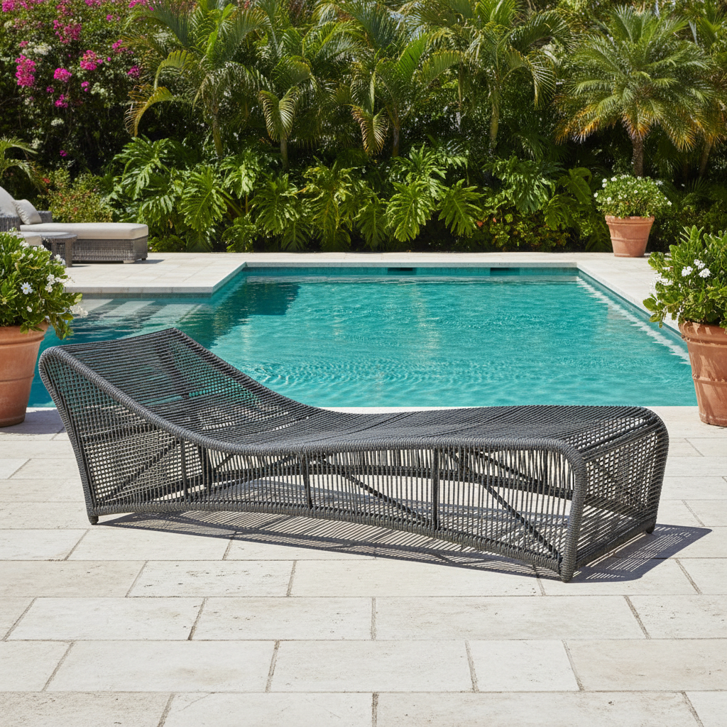 Sunset West Milano Cushionless Chaise