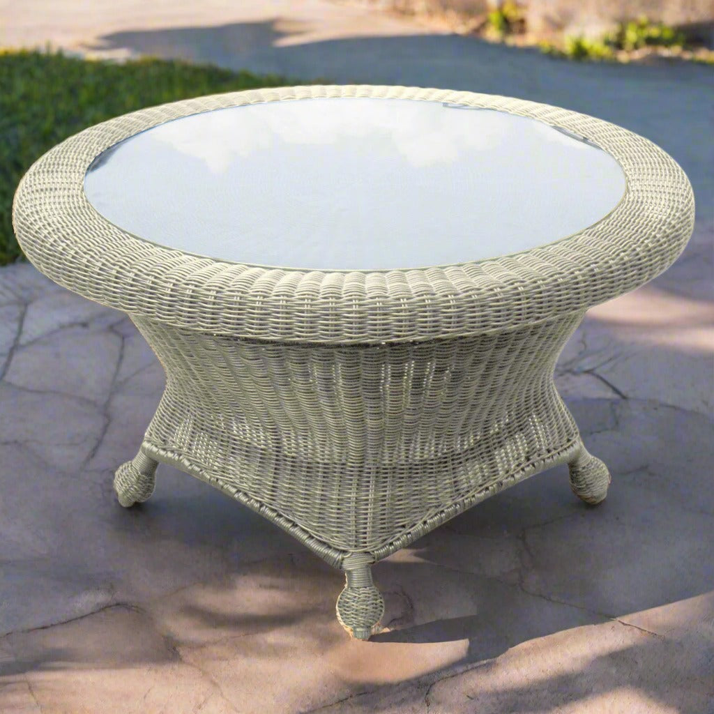 Forever Patio Carlisle Rotating Chat Table w/ Glass Top