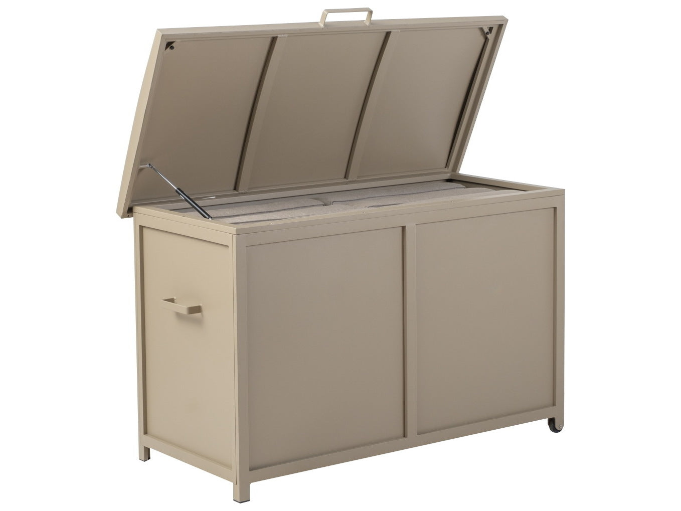 Alfresco Home The Yacht Sand Dollar Aluminum Storage/Cushion Cabinet