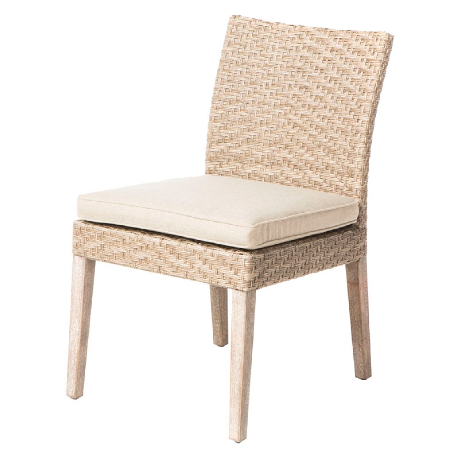 Alfresco Home Cornwall 5 Piece Woven Wood Patio Dining Set