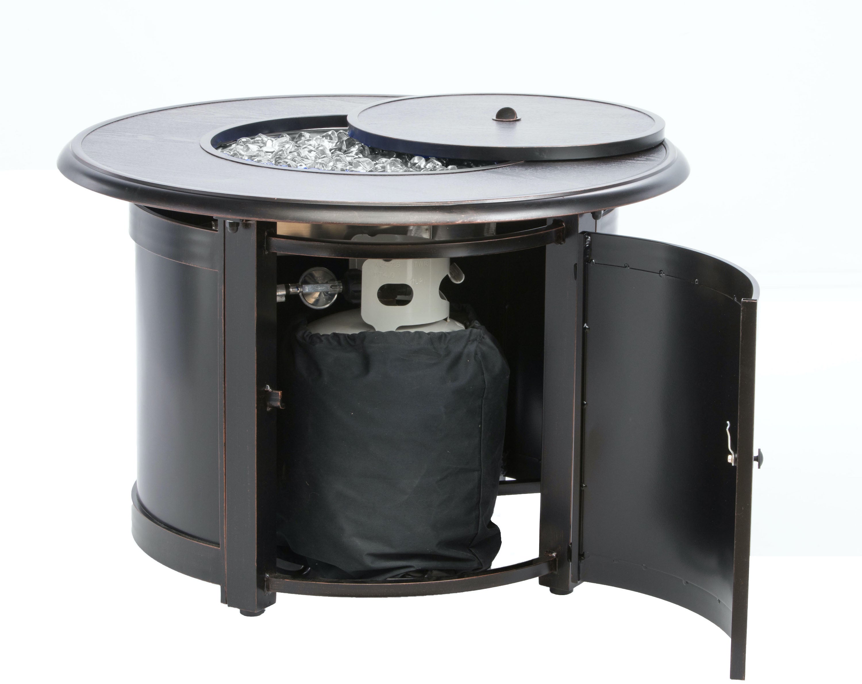 Alfresco Home Manchester 36' Blacksmith Round Fire Pit Table