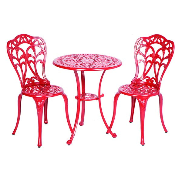 Modern aluminum bistro online set