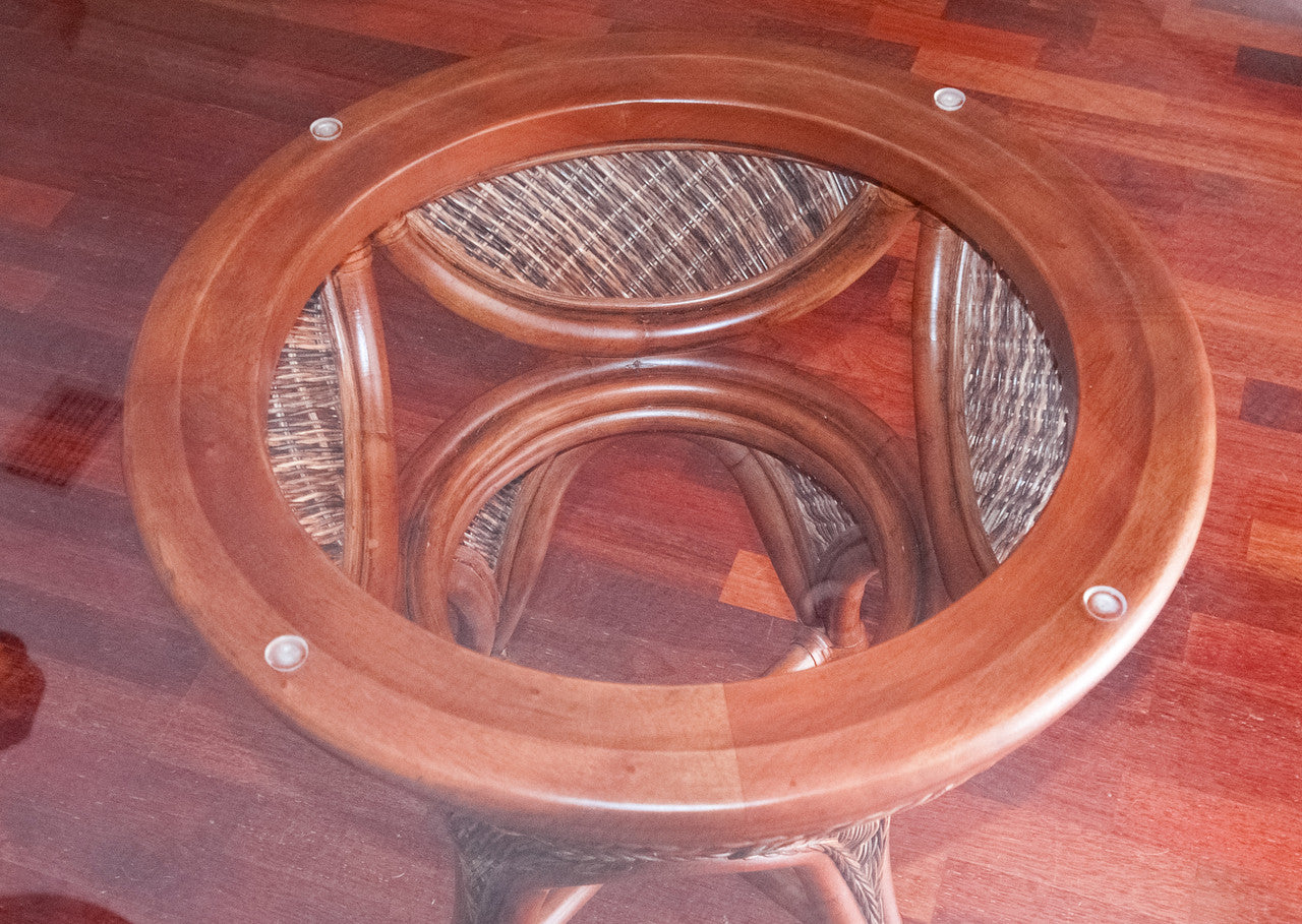 Alexander & Sheridan Bermuda Rattan Indoor Dining Table