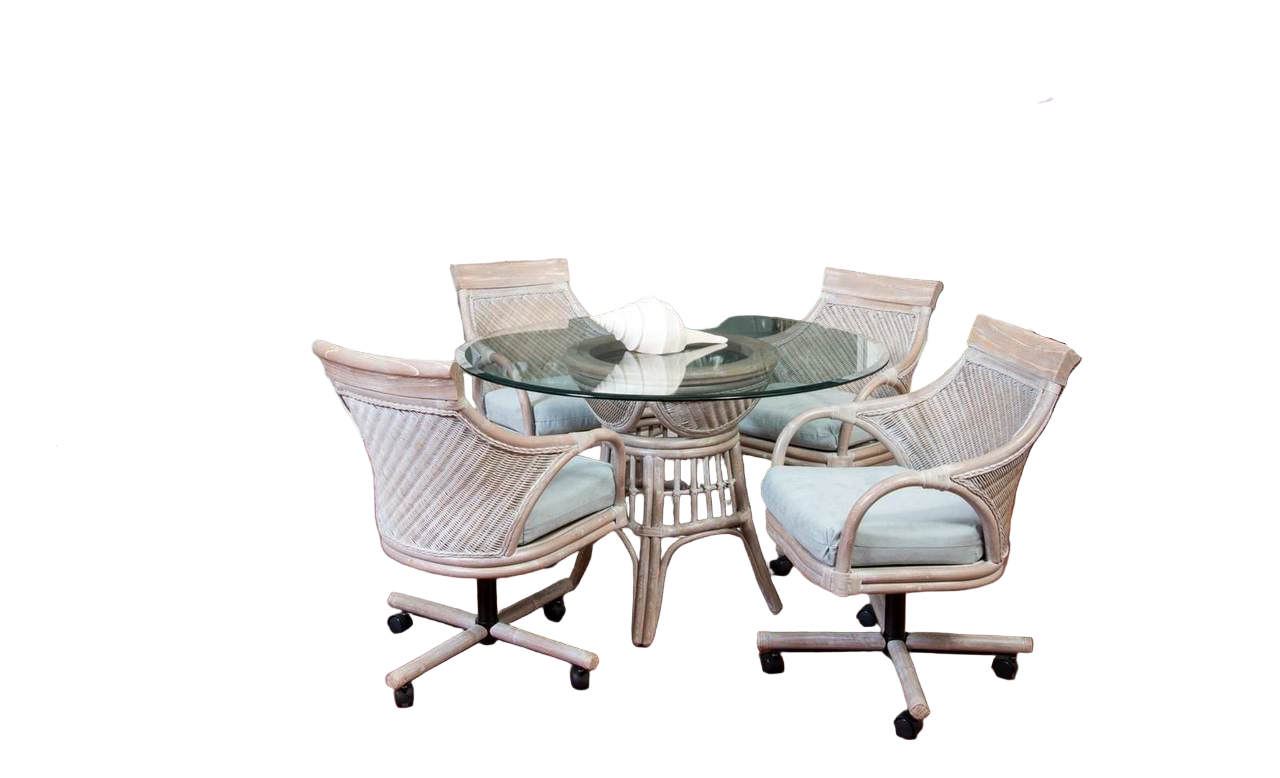 Alexander & Sheridan Bermuda 5 Piece Rattan Indoor Dining Set