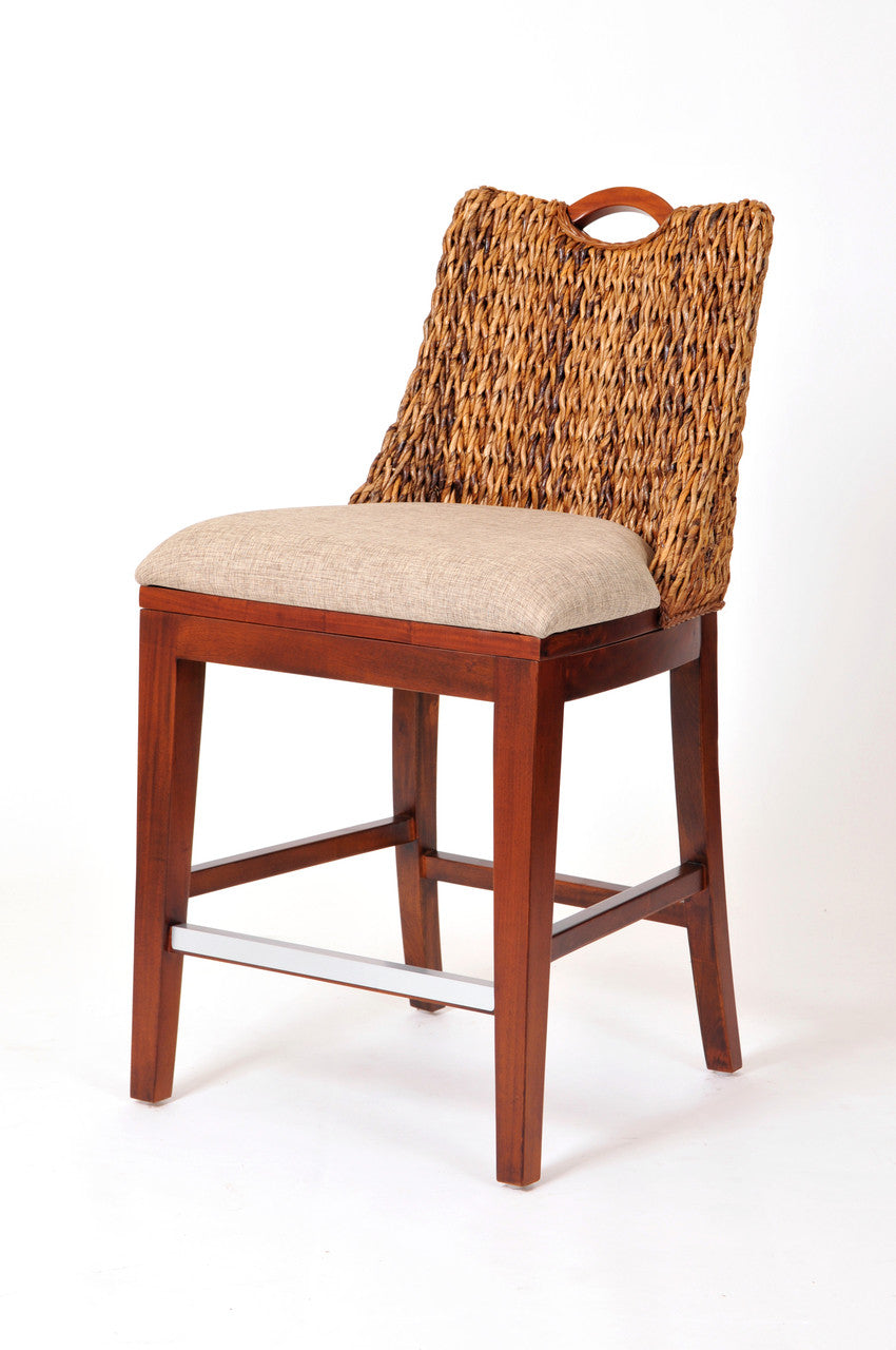 Alexander & Sheridan Belize 5 Piece Rattan Indoor Counter Height Dining Set