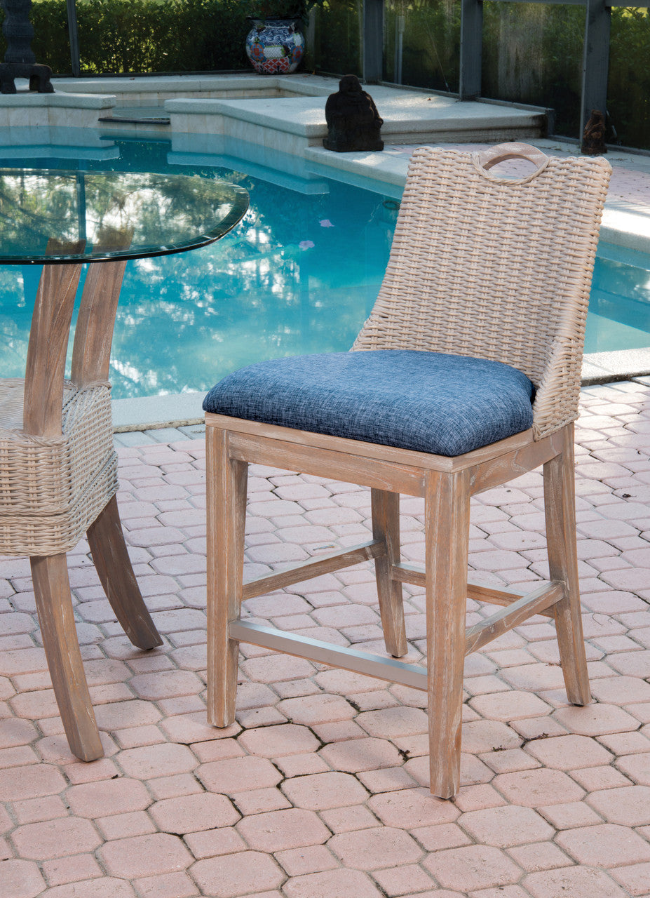 Alexander & Sheridan Belize 5 Piece Rattan Indoor Counter Height Dining Set