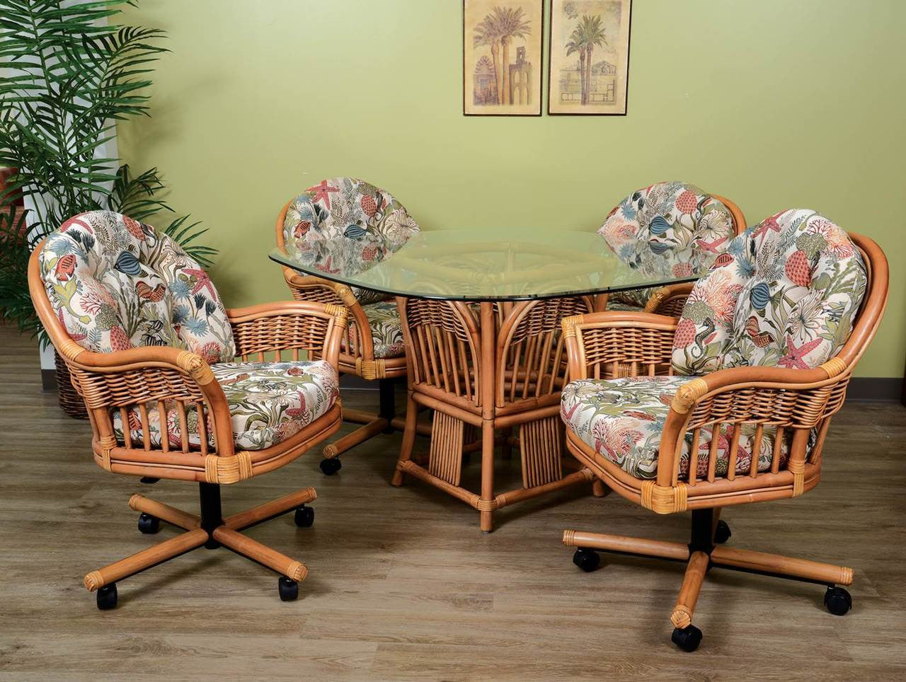 Alexander & Sheridan Bridgeport 5 Piece Rattan Indoor Dining Set