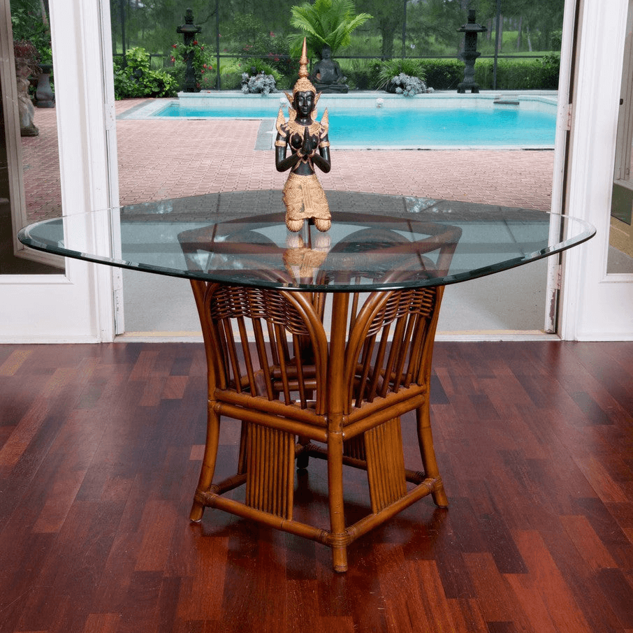 Alexander & Sheridan Bridgeport Rattan Indoor Dining Table