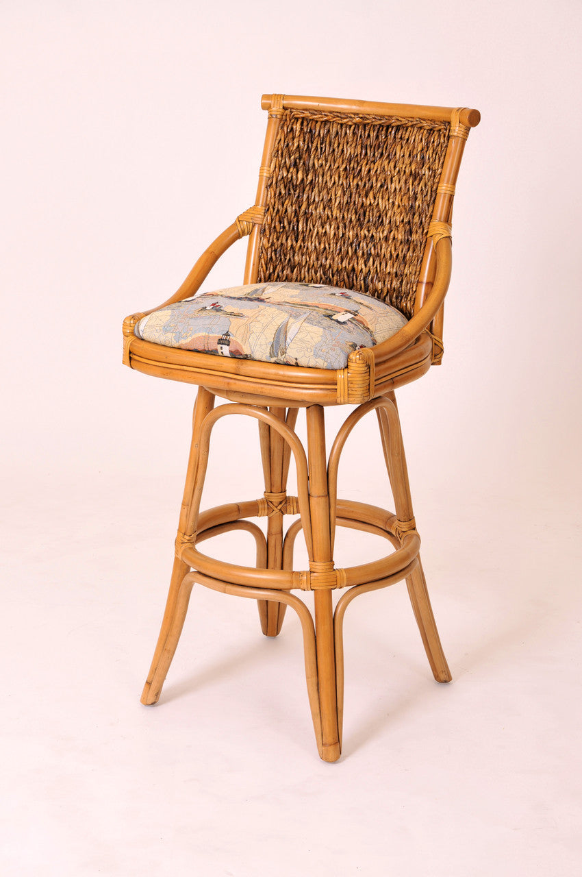 Alexander & Sheridan Balboa 30' Rattan Indoor Bar Stool