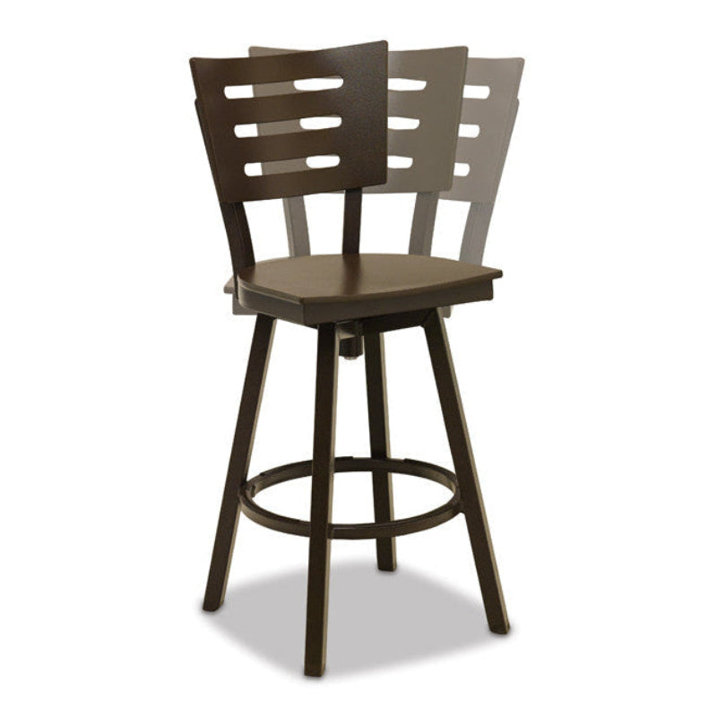 Telescope Casual Avant MGP Aluminum Outdoor Balcony Height Armless Swivel Stool