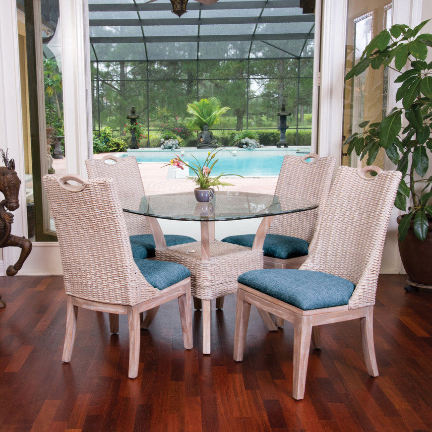 Alexander & Sheridan Belize 5 Piece Rattan Indoor Dining Set