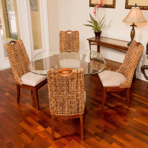 Alexander & Sheridan Belize 5 Piece Rattan Indoor Dining Set