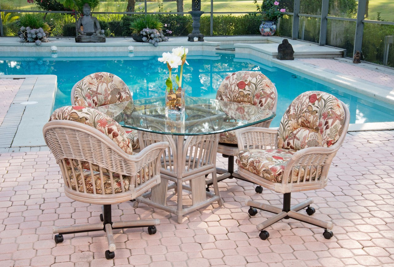 Alexander & Sheridan Bridgeport 5 Piece Rattan Indoor Dining Set