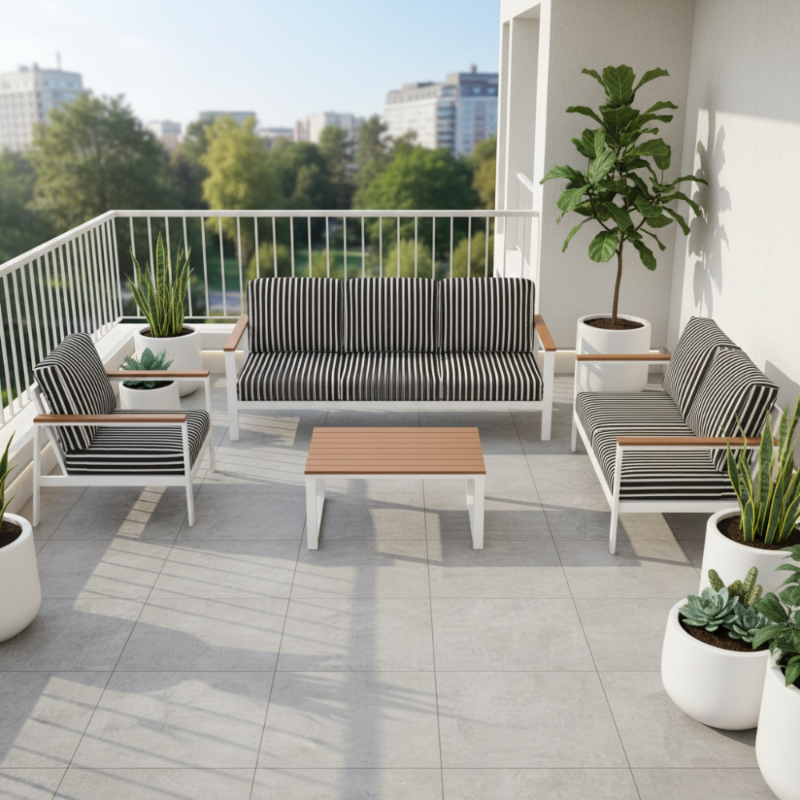 NorthCape International Brighton 4-Piece Lounge Patio Set