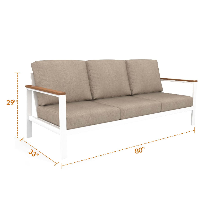 NorthCape International Brighton Patio 3-Seater Sofa