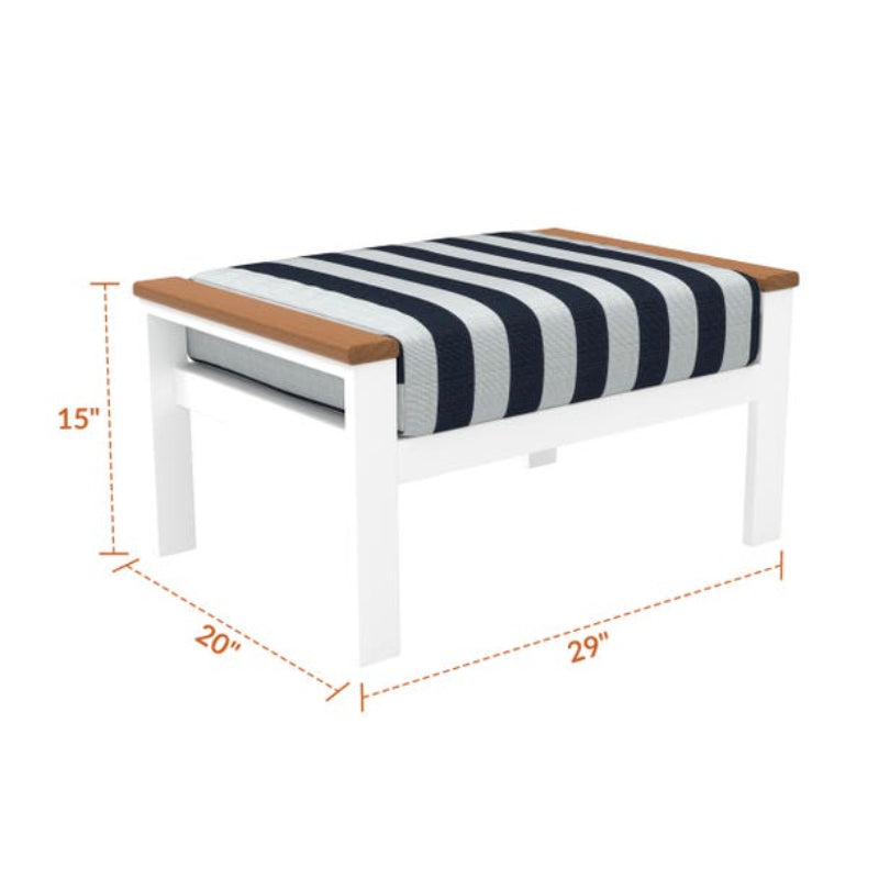 NorthCape International Brighton Patio Rectangular Ottoman