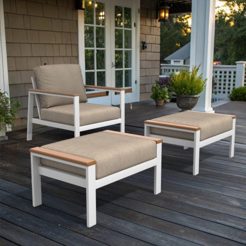 NorthCape International Brighton Patio Rectangular Ottoman