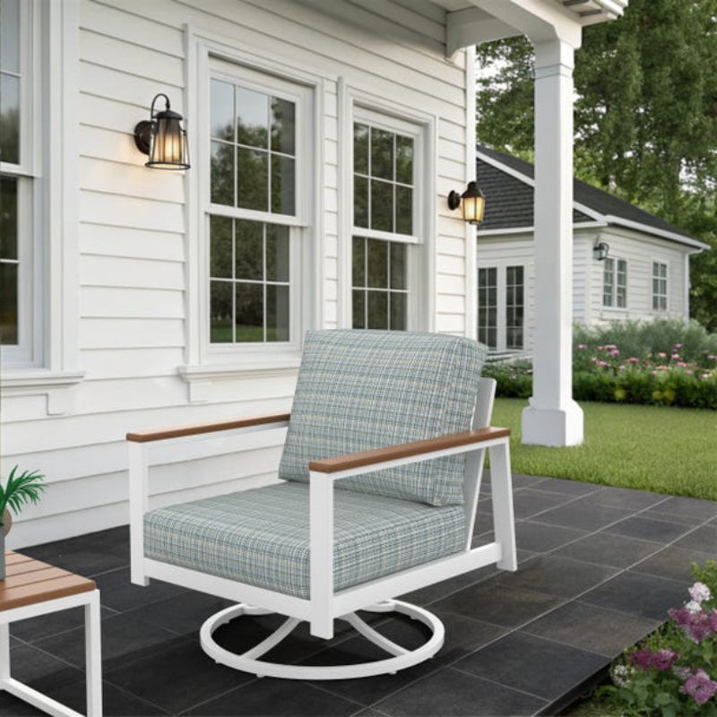 NorthCape International Brighton Patio Swivel Rocking Chair