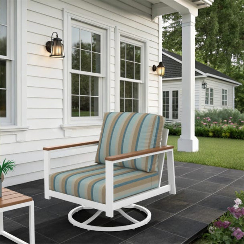 NorthCape International Brighton Patio Swivel Rocking Chair