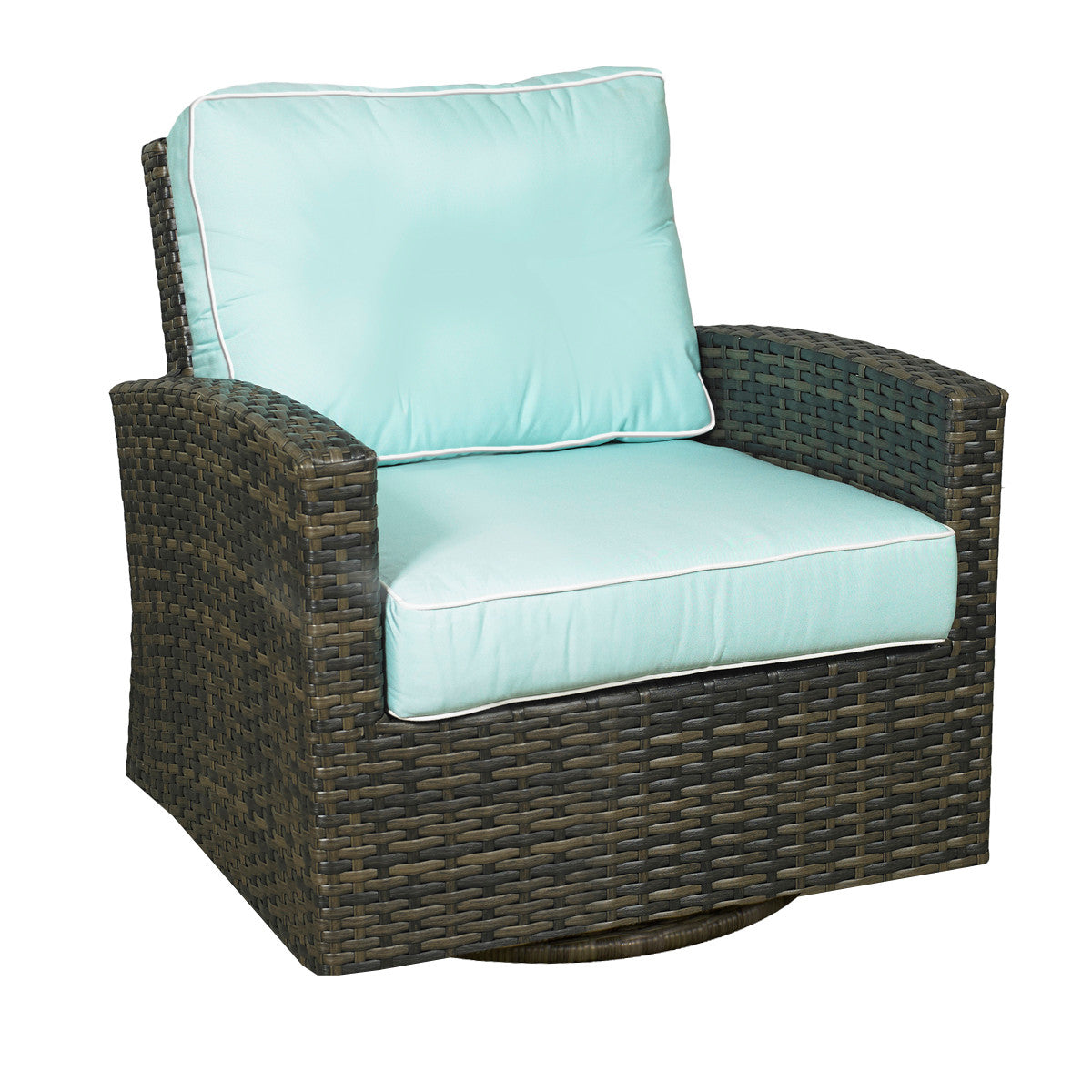 Forever Patio Brookside Wicker Swivel Glider