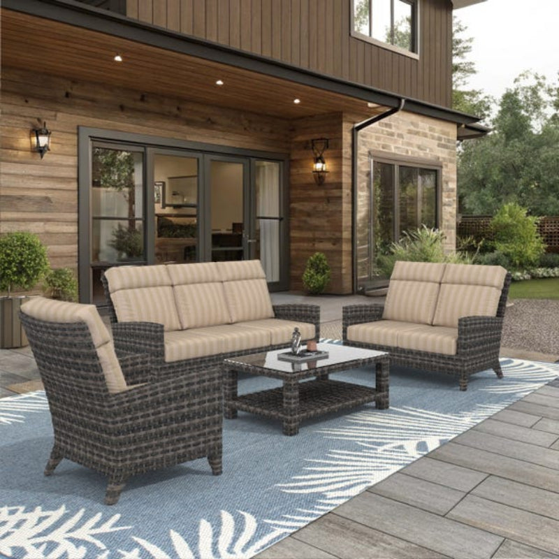 Forever Patio Cavalier 4-Piece Lounge Patio Set