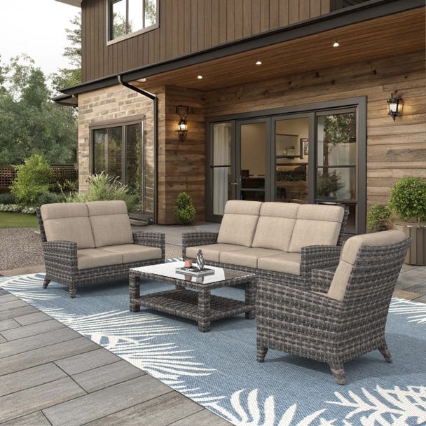 Forever Patio Cavalier 4-Piece Lounge Patio Set