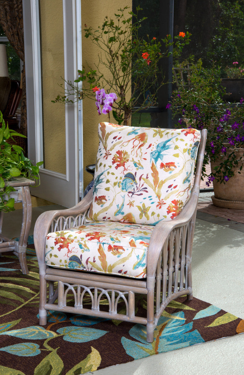 Alexander & Sheridan Cuba Rattan Indoor Lounge Chair